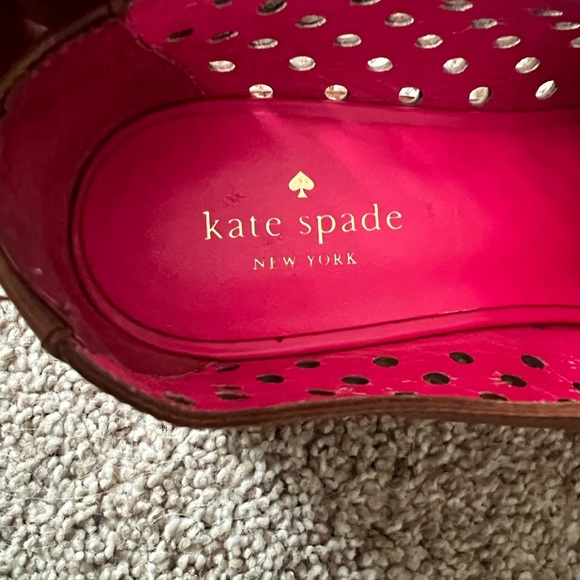 Kate Spade New York Luca Perforated Leather Oxfords – Women’s Size 9M - Picture 5 of 7